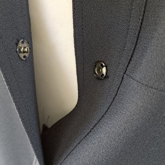 NWT MAX MARA Weekend Muriel Crepe Shirtdress Size 8 Ultramarine Blue - Picture 11 of 11